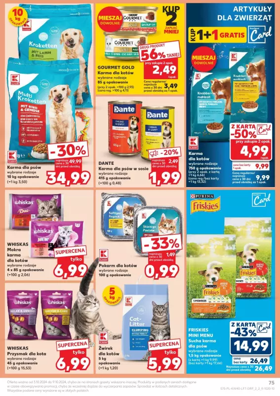 Kaufland - gazetka promocyjna Oferta Kaufland  do środy 09.10 - strona 75