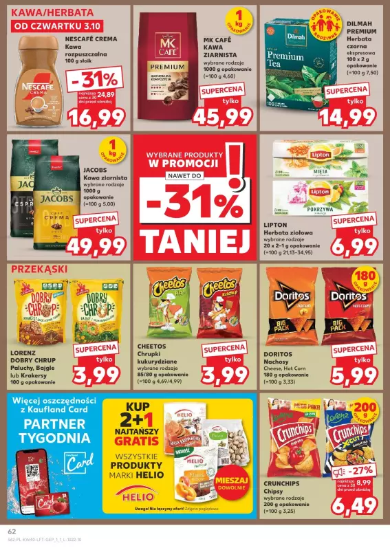 Kaufland - gazetka promocyjna Oferta Kaufland  do środy 09.10 - strona 62