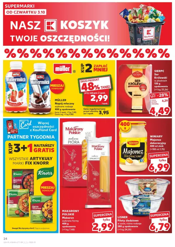 Kaufland - gazetka promocyjna Oferta Kaufland  do środy 09.10 - strona 24