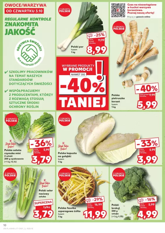 Kaufland - gazetka promocyjna Oferta Kaufland  do środy 09.10 - strona 10