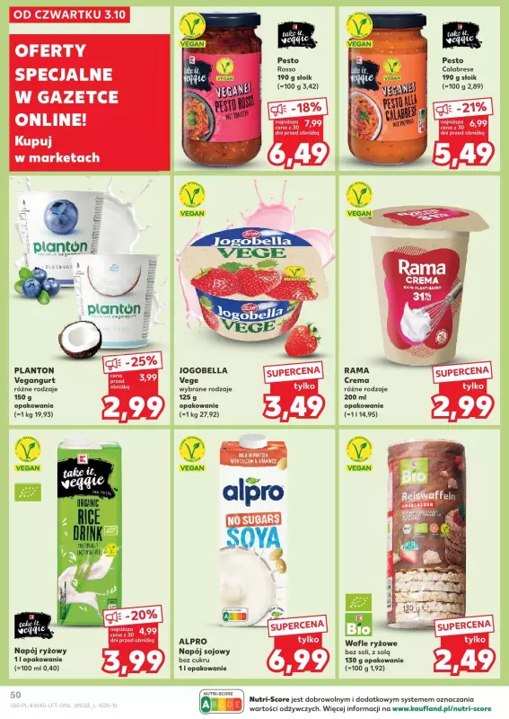 Kaufland - gazetka promocyjna Oferta Kaufland  do środy 09.10 - strona 50