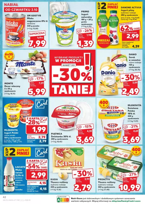 Kaufland - gazetka promocyjna Oferta Kaufland  do środy 09.10 - strona 42