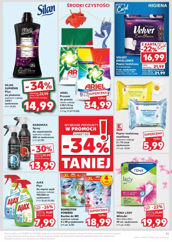 Kaufland - gazetka promocyjna Oferta Kaufland od czwartku 03.10 do środy 09.10 - strona 71