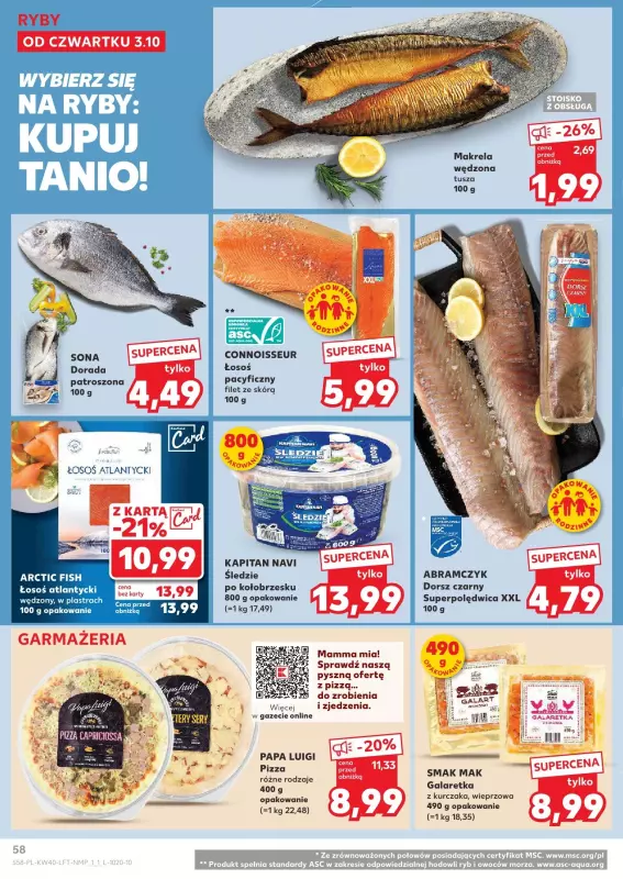 Kaufland - gazetka promocyjna Oferta Kaufland od czwartku 03.10 do środy 09.10 - strona 58