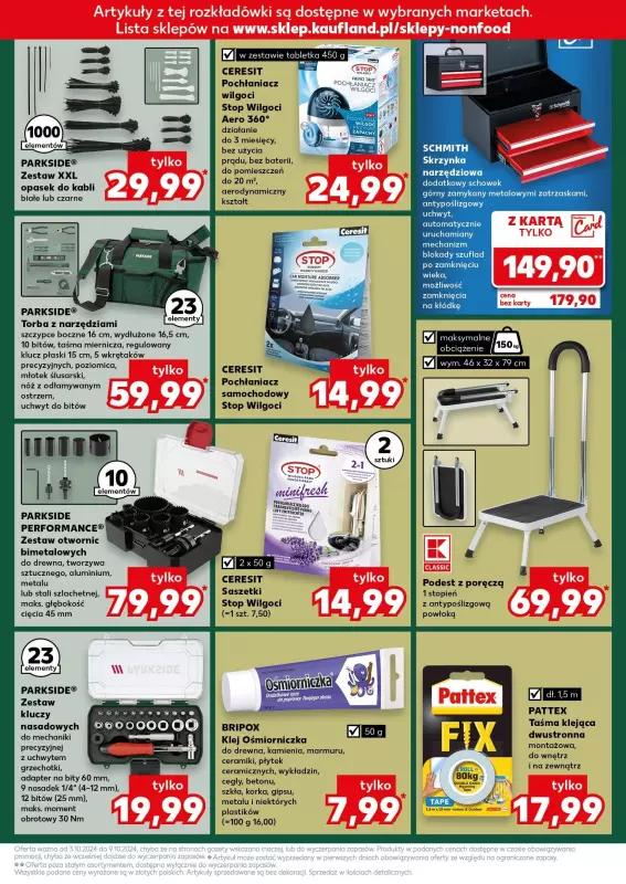 Kaufland - gazetka promocyjna Oferta Kaufland - Non Food od czwartku 03.10 do środy 09.10 - strona 13