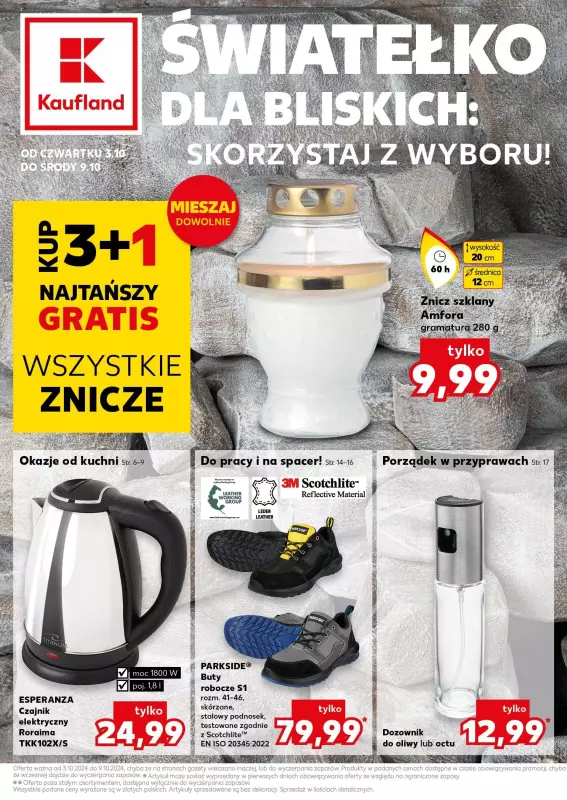 Kaufland - gazetka promocyjna Oferta Kaufland - Non Food od czwartku 03.10 do środy 09.10