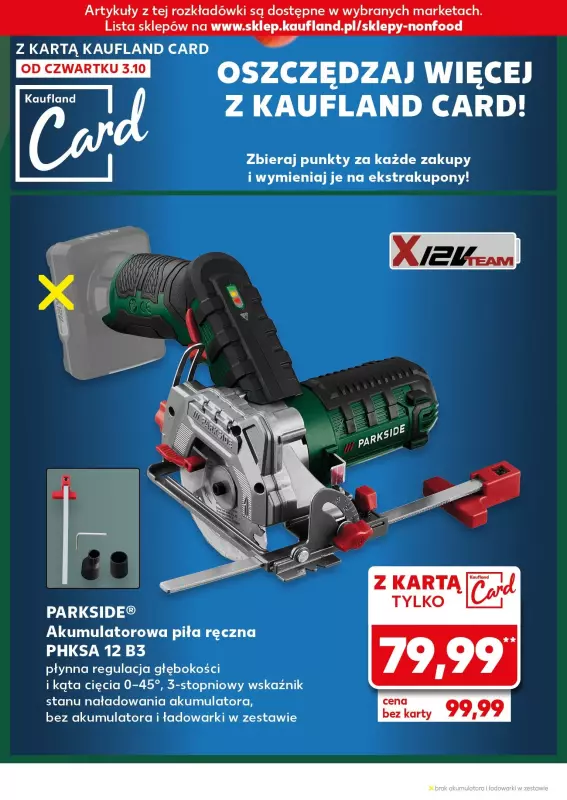 Kaufland - gazetka promocyjna Oferta Kaufland - Non Food od czwartku 03.10 do środy 09.10 - strona 10