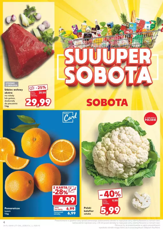 Kaufland - gazetka promocyjna Oferta Kaufland  do środy 16.10 - strona 4