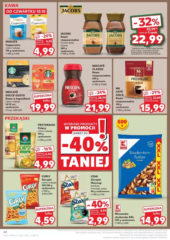 Kaufland - gazetka promocyjna Oferta Kaufland  do środy 16.10 - strona 68