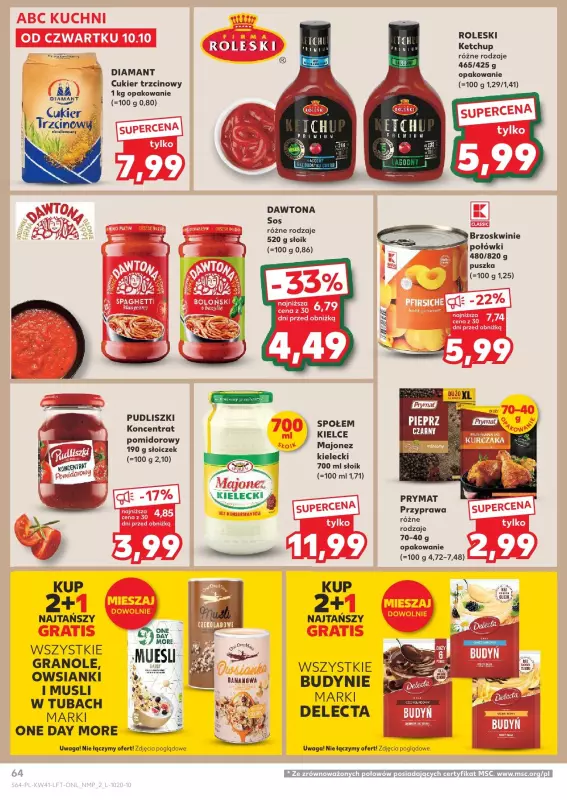 Kaufland - gazetka promocyjna Oferta Kaufland  do środy 16.10 - strona 64