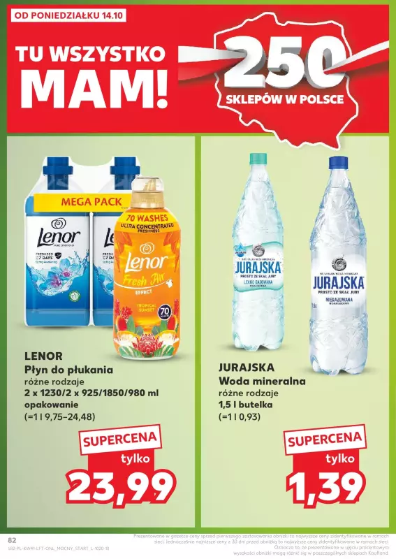 Kaufland - gazetka promocyjna Oferta Kaufland  do środy 16.10 - strona 82