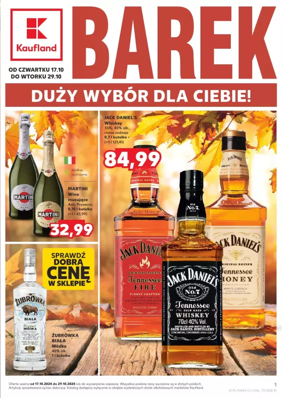 Kaufland - gazetka promocyjna Barek Kauflandu  do wtorku 29.10