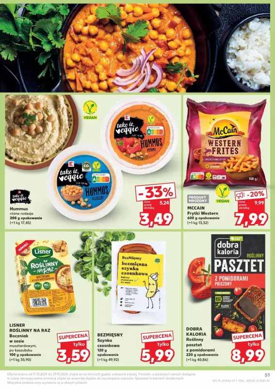 Kaufland - gazetka promocyjna Oferta Kaufland od czwartku 17.10 do środy 23.10 - strona 51