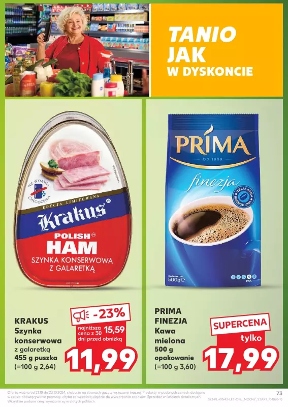 Kaufland - gazetka promocyjna Oferta Kaufland od czwartku 17.10 do środy 23.10 - strona 73