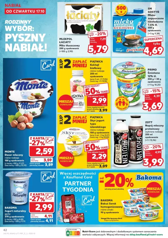 Kaufland - gazetka promocyjna Oferta Kaufland od czwartku 17.10 do środy 23.10 - strona 42