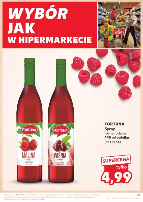 Kaufland - gazetka promocyjna Oferta Kaufland od czwartku 17.10 do środy 23.10 - strona 57