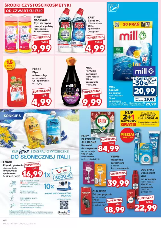 Kaufland - gazetka promocyjna Oferta Kaufland od czwartku 17.10 do środy 23.10 - strona 64