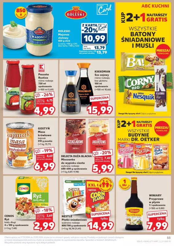 Kaufland - gazetka promocyjna Oferta Kaufland od czwartku 17.10 do środy 23.10 - strona 55