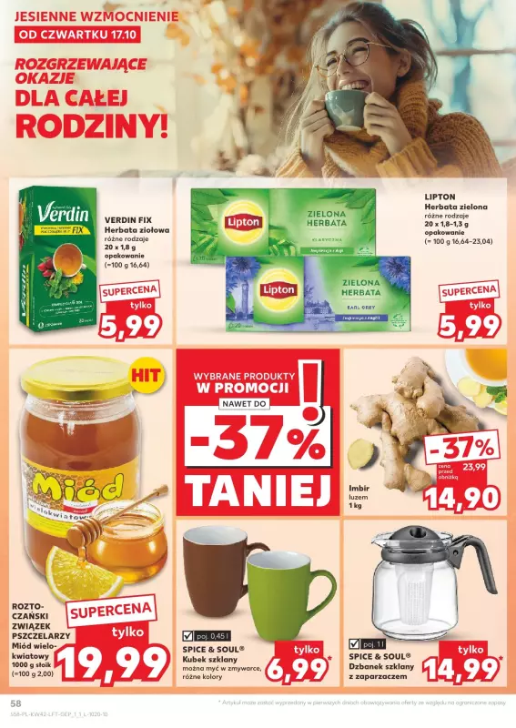 Kaufland - gazetka promocyjna Oferta Kaufland od czwartku 17.10 do środy 23.10 - strona 58