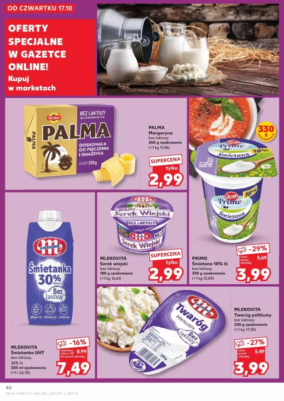 Kaufland - gazetka promocyjna Oferta Kaufland od czwartku 17.10 do środy 23.10 - strona 46