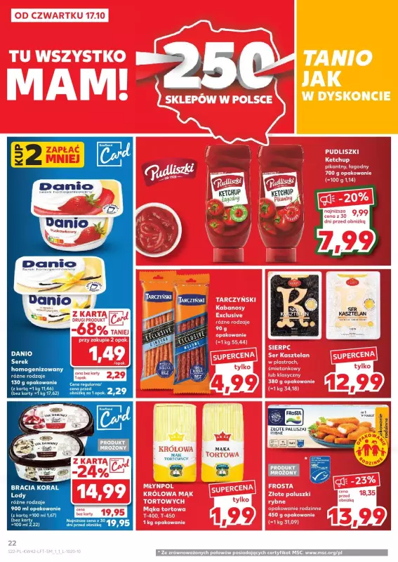 Kaufland - gazetka promocyjna Oferta Kaufland od czwartku 17.10 do środy 23.10 - strona 22