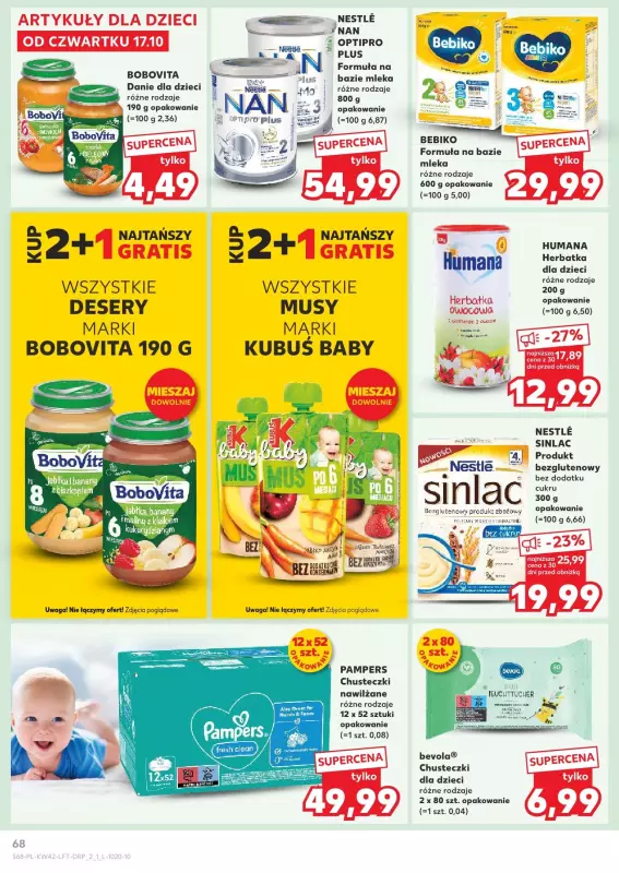 Kaufland - gazetka promocyjna Oferta Kaufland od czwartku 17.10 do środy 23.10 - strona 68