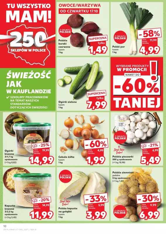 Kaufland - gazetka promocyjna Oferta Kaufland od czwartku 17.10 do środy 23.10 - strona 10