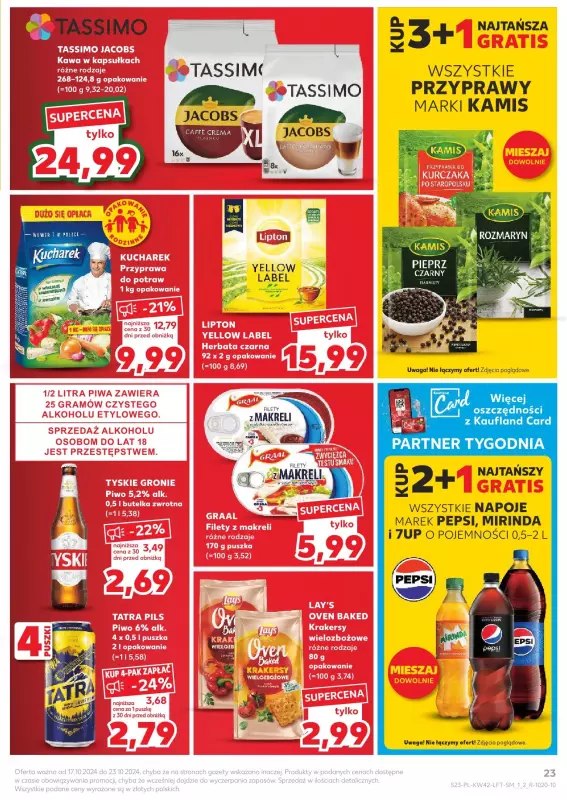 Kaufland - gazetka promocyjna Oferta Kaufland od czwartku 17.10 do środy 23.10 - strona 23