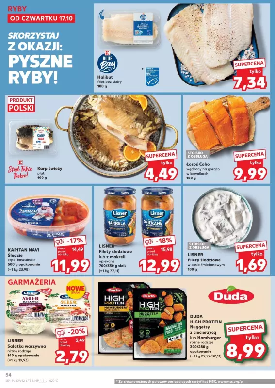 Kaufland - gazetka promocyjna Oferta Kaufland od czwartku 17.10 do środy 23.10 - strona 54