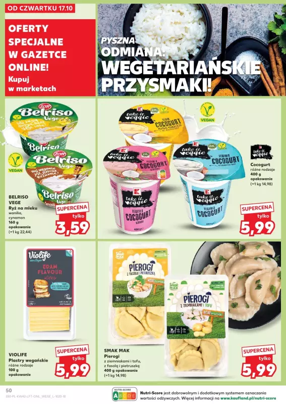 Kaufland - gazetka promocyjna Oferta Kaufland od czwartku 17.10 do środy 23.10 - strona 50