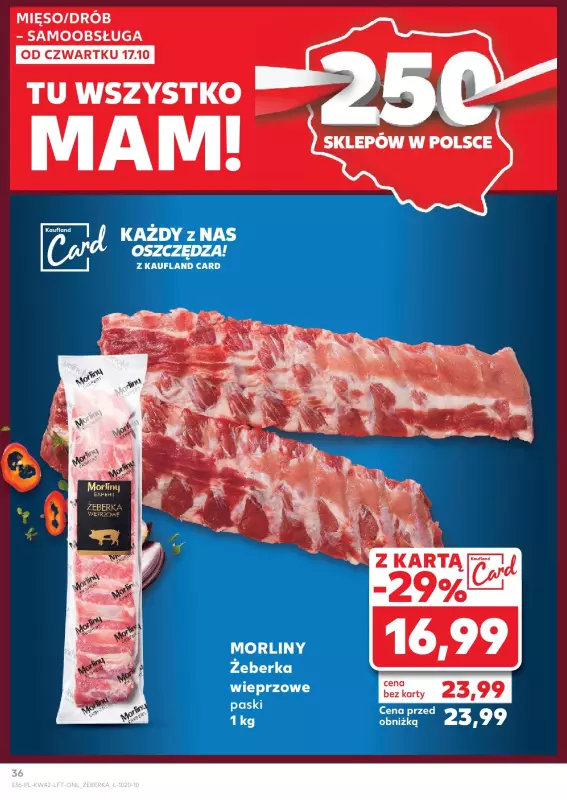 Kaufland - gazetka promocyjna Oferta Kaufland od czwartku 17.10 do środy 23.10 - strona 36