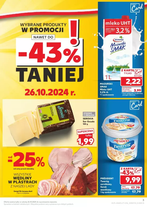 Kaufland - gazetka promocyjna Oferta Kaufland  do wtorku 29.10 - strona 3