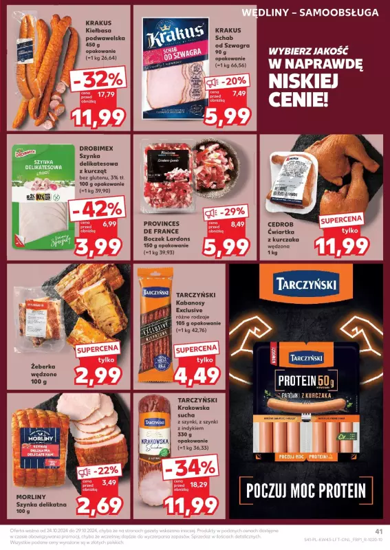 Kaufland - gazetka promocyjna Oferta Kaufland  do wtorku 29.10 - strona 41