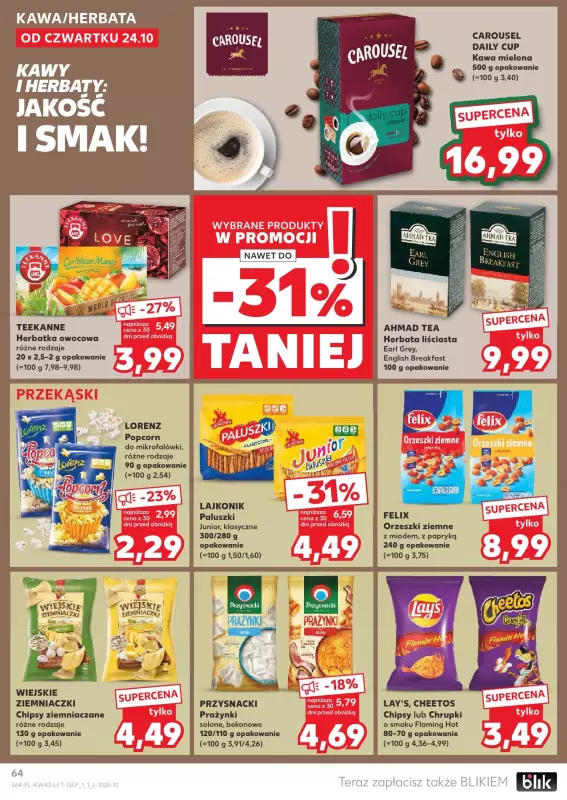 Kaufland - gazetka promocyjna Oferta Kaufland  do wtorku 29.10 - strona 64