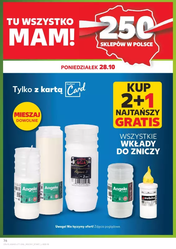 Kaufland - gazetka promocyjna Oferta Kaufland  do wtorku 29.10 - strona 76