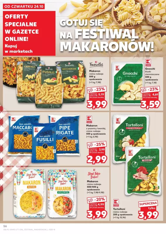 Kaufland - gazetka promocyjna Oferta Kaufland  do wtorku 29.10 - strona 56