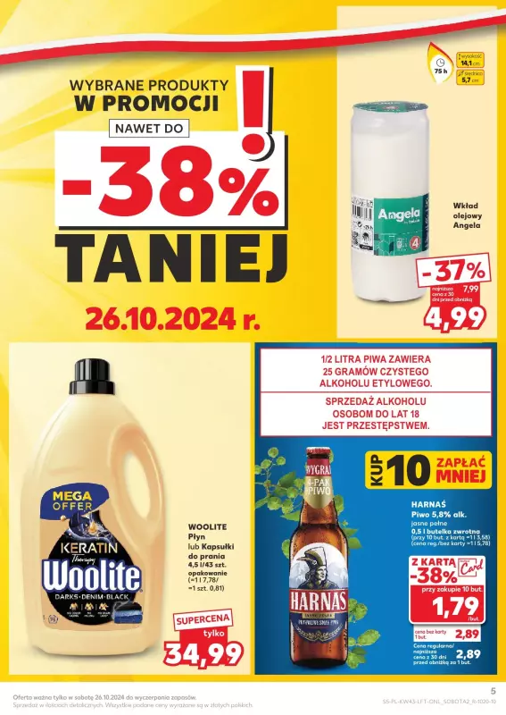 Kaufland - gazetka promocyjna Oferta Kaufland  do wtorku 29.10 - strona 5