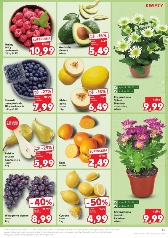 Kaufland - gazetka promocyjna Oferta Kaufland  do wtorku 29.10 - strona 13