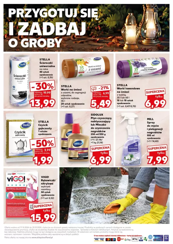 Kaufland - gazetka promocyjna Oferta Kaufland - Znicze  do środy 23.10 - strona 12