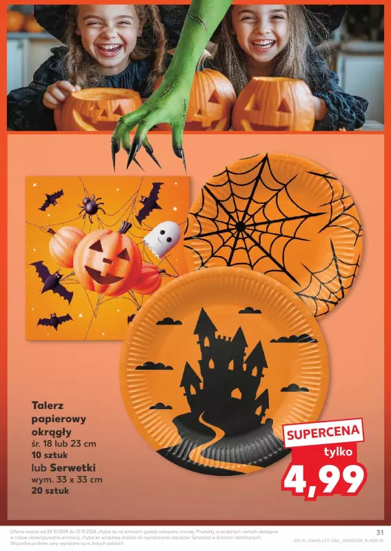 Kaufland - gazetka promocyjna Oferta Kaufland od czwartku 24.10 do wtorku 29.10 - strona 31