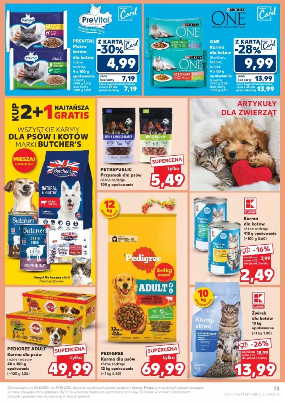 Kaufland - gazetka promocyjna Oferta Kaufland od czwartku 24.10 do wtorku 29.10 - strona 73