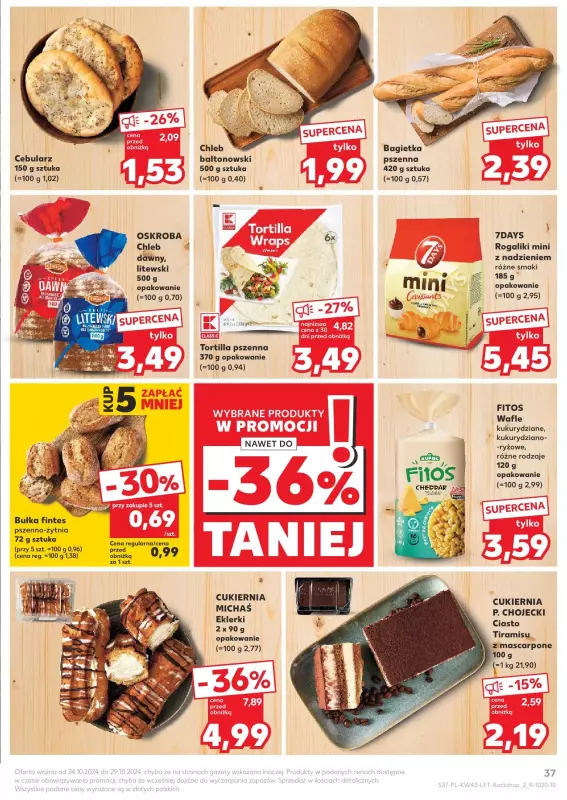 Kaufland - gazetka promocyjna Oferta Kaufland od czwartku 24.10 do wtorku 29.10 - strona 37