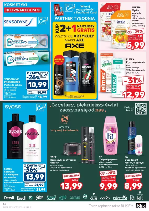 Kaufland - gazetka promocyjna Oferta Kaufland od czwartku 24.10 do wtorku 29.10 - strona 68