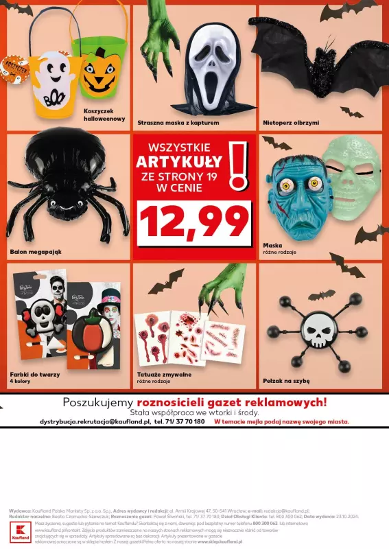 Kaufland - gazetka promocyjna Oferta Kaufland - Non Food od czwartku 24.10 do wtorku 29.10 - strona 19