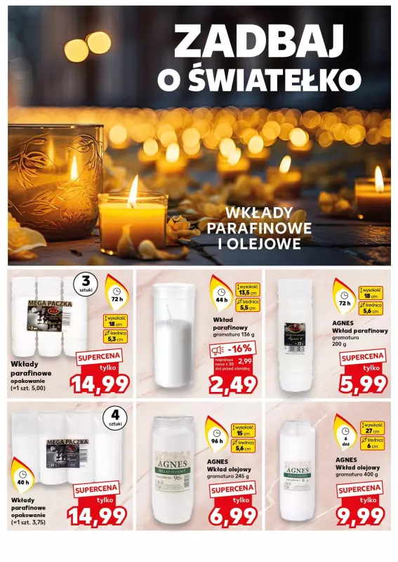 Kaufland - gazetka promocyjna Oferta Kaufland - Znicze  do soboty 02.11 - strona 4