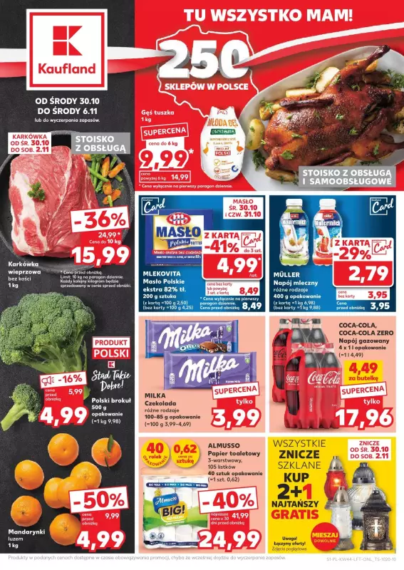 Kaufland - gazetka promocyjna Oferta Kaufland  do środy 06.11