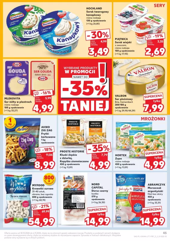 Kaufland - gazetka promocyjna Oferta Kaufland  do środy 06.11 - strona 45