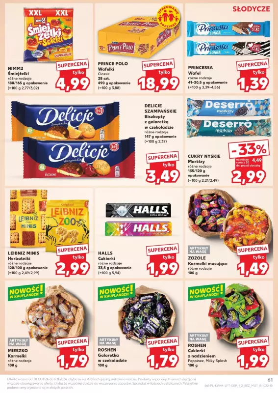 Kaufland - gazetka promocyjna Oferta Kaufland  do środy 06.11 - strona 61