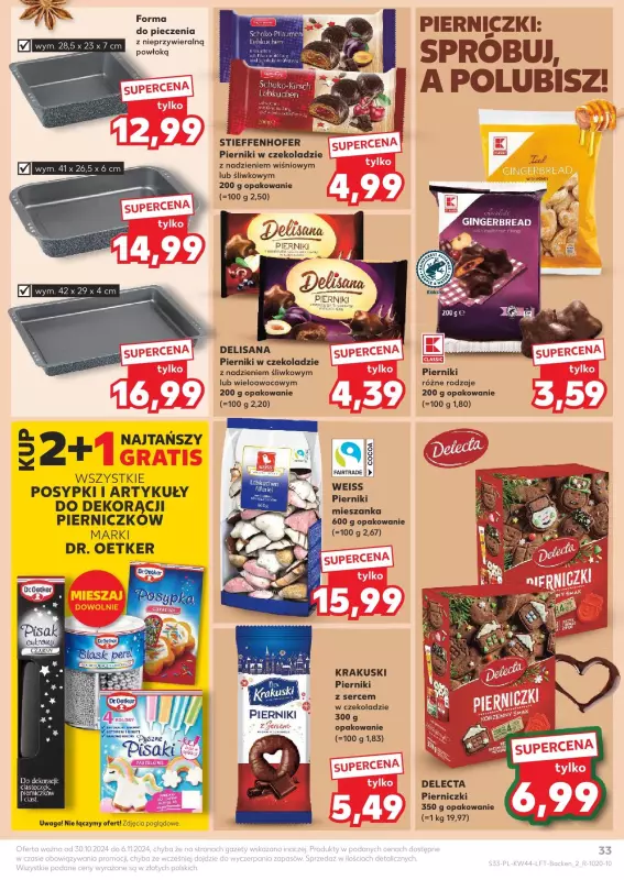 Kaufland - gazetka promocyjna Oferta Kaufland  do środy 06.11 - strona 33