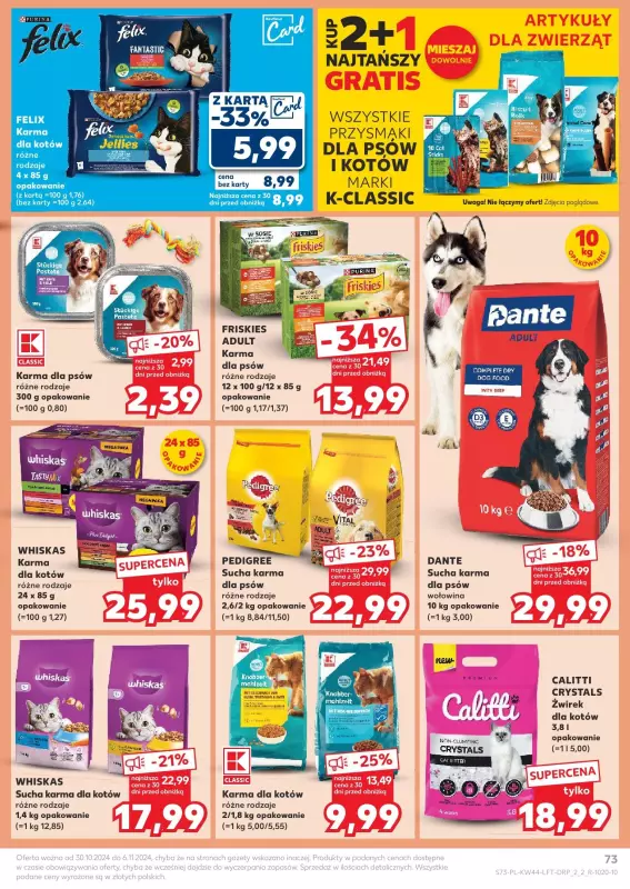 Kaufland - gazetka promocyjna Oferta Kaufland  do środy 06.11 - strona 73